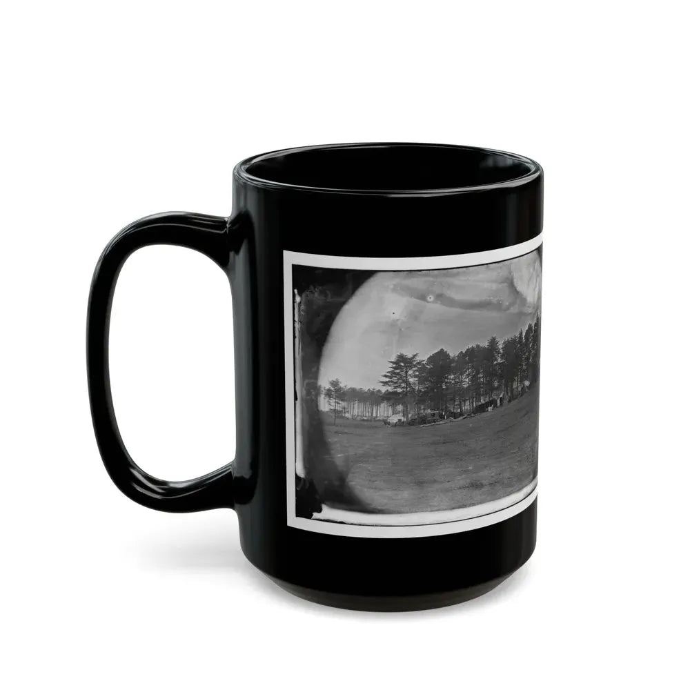 Brandy Station, Virginia. Quarters Of Capt. Clinton, C.S. Of Provost Marshals Department. Headquarters, Army Of The Potomac (U.S. Civil War) Black Coffee Mug - Go Mug Yourself