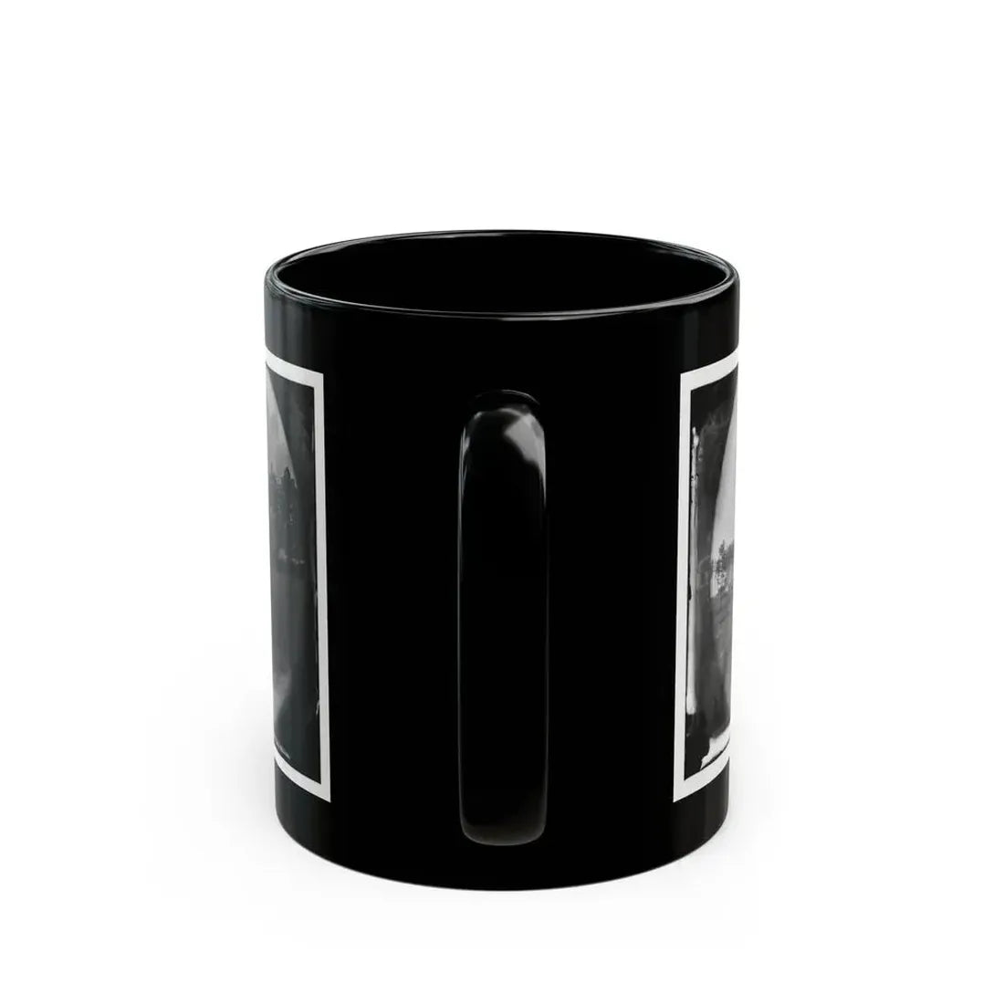 Brandy Station, Virginia. Quarters Of Capt. Clinton, C.S. Of Provost Marshals Department. Headquarters, Army Of The Potomac (U.S. Civil War) Black Coffee Mug - Go Mug Yourself