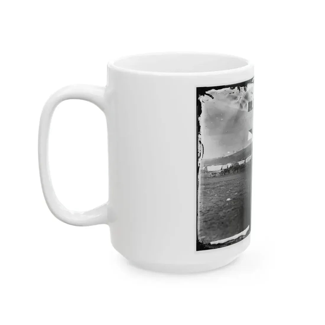 Brandy Station, Virginia (Vicinity). Ammunition Train Of 3d Division, Cavalry Corps (U.S. Civil War) White Coffee Mug - Go Mug Yourself
