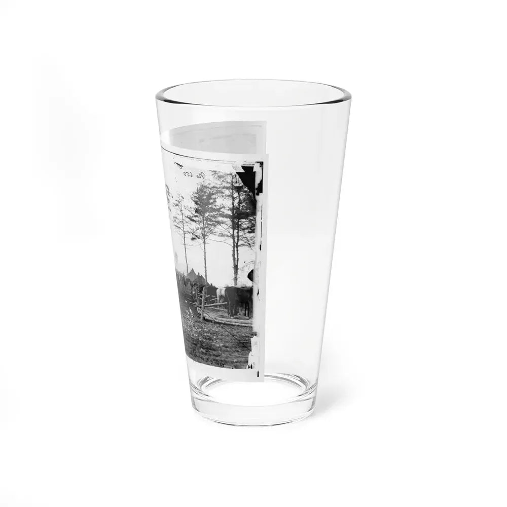 Brandy Station, Virginia (Vicinity). Camp Of The 18th Pennsylvania Cavalry (U.S. Civil War) Pint Glass 16oz - Go Mug Yourself