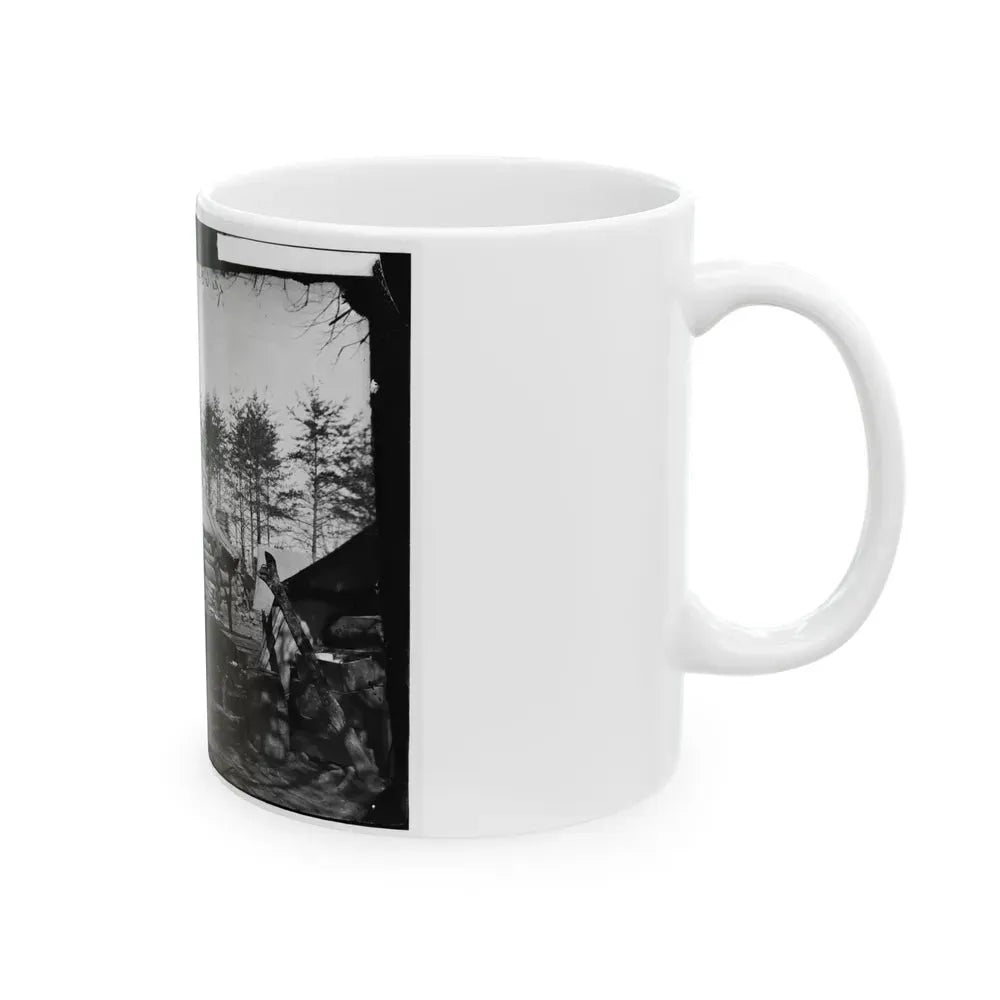 Brandy Station, Virginia (Vicinity). Headquarters, 1st Brigade, Horse Artillery (U.S. Civil War) White Coffee Mug - Go Mug Yourself