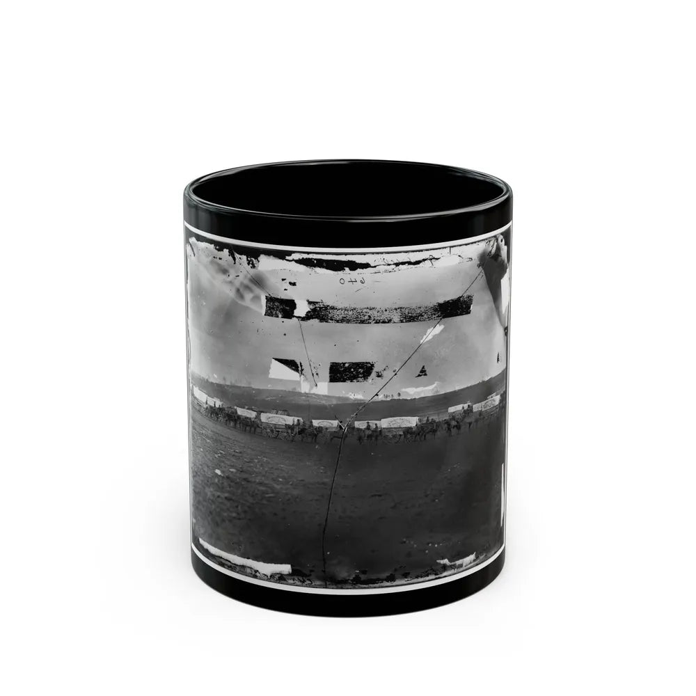 Brandy Station, Virginia (Vicinity). Ammunition Train Of 3d Division, Cavalry Corps (U.S. Civil War) Black Coffee Mug-11oz-Go Mug Yourself