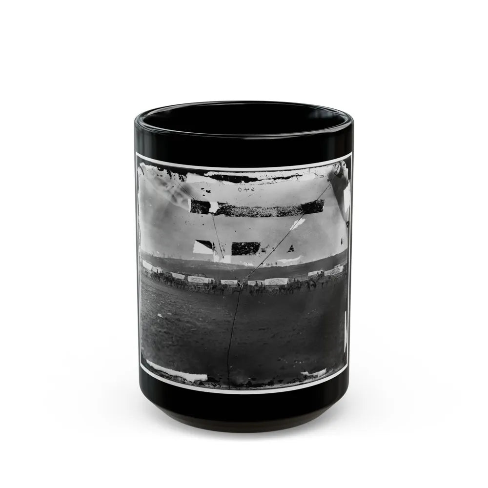Brandy Station, Virginia (Vicinity). Ammunition Train Of 3d Division, Cavalry Corps (U.S. Civil War) Black Coffee Mug-15oz-Go Mug Yourself