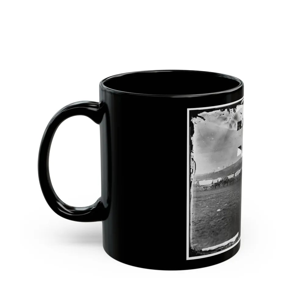 Brandy Station, Virginia (Vicinity). Ammunition Train Of 3d Division, Cavalry Corps (U.S. Civil War) Black Coffee Mug-Go Mug Yourself