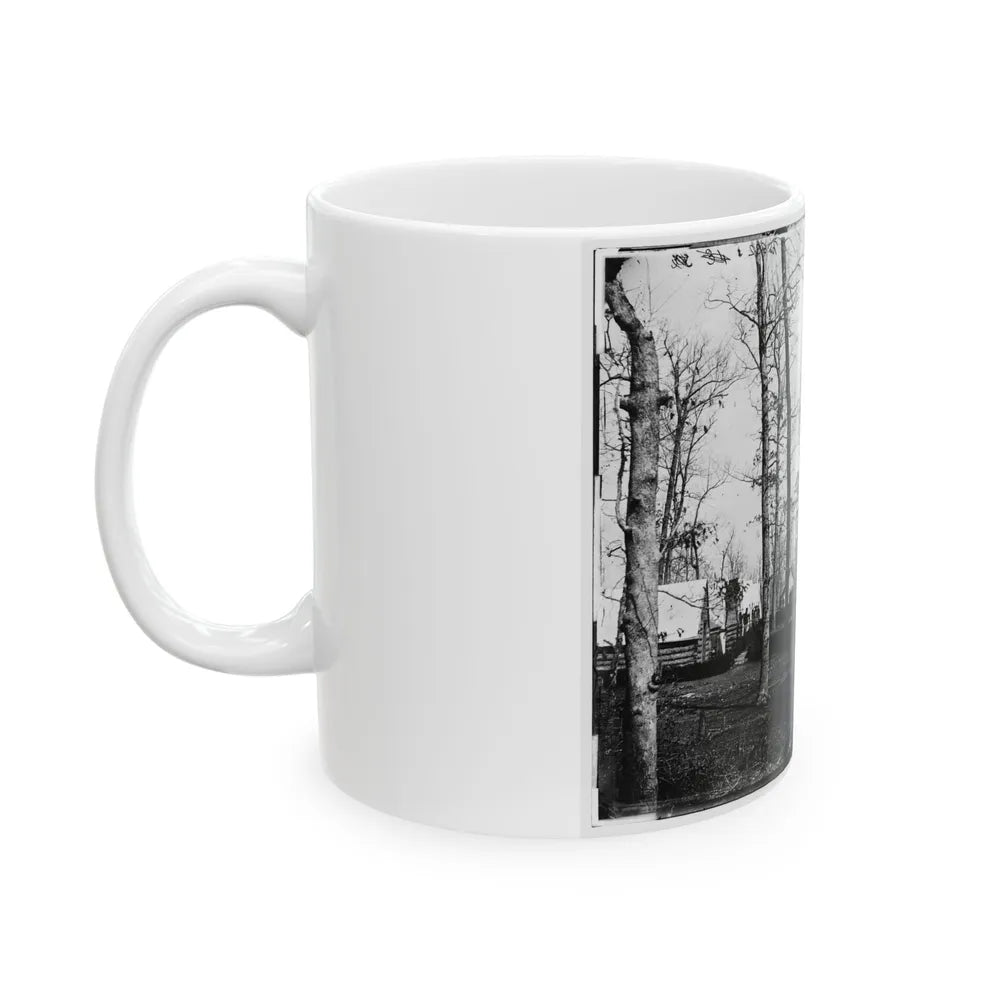 Brandy Station, Virginia (Vicinity). Field Hospital Of 3d Division, 2d Army Corps (U.S. Civil War) White Coffee Mug-Go Mug Yourself