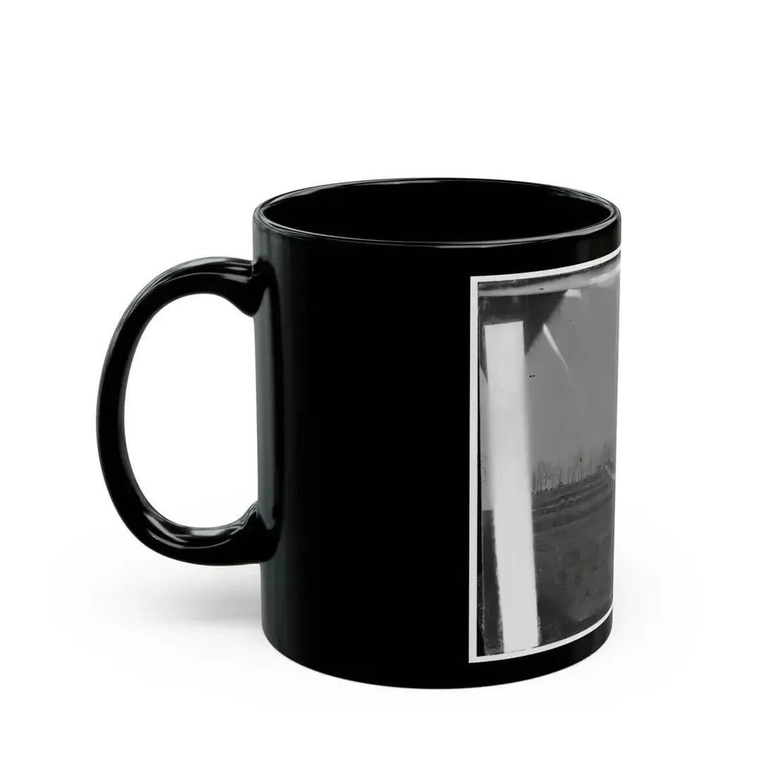 Brandy Station, Virginia. View Of The Camp Of The 50th New York Engineers From The Northwest (U.S. Civil War) Black Coffee Mug - Go Mug Yourself