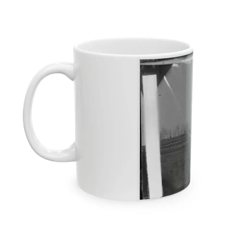Brandy Station, Virginia. View Of The Camp Of The 50th New York Engineers From The Northwest (U.S. Civil War) White Coffee Mug - Go Mug Yourself