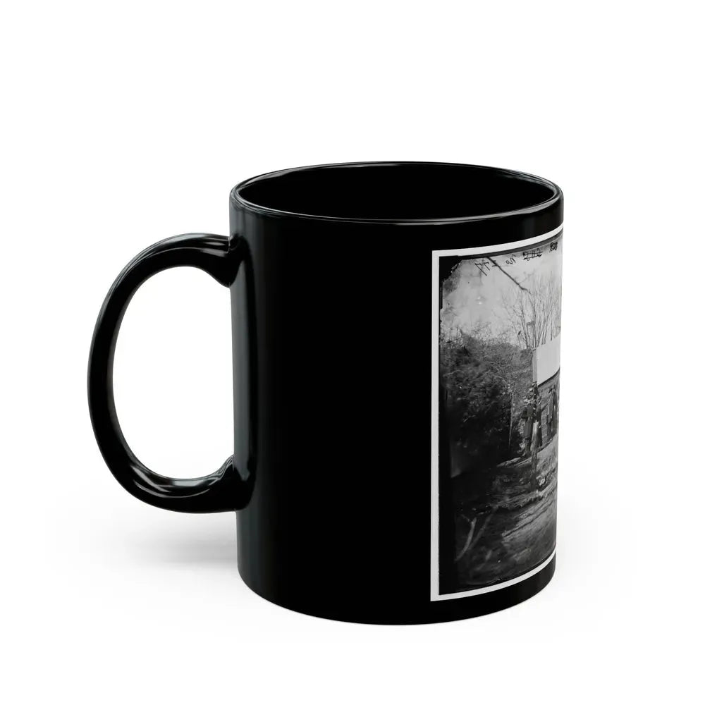 Brandy Station, Virginia. Winter Quarters Of Col. J.B. Howard, Chief Quartermaster, 3d Army Corps (U.S. Civil War) Black Coffee Mug - Go Mug Yourself