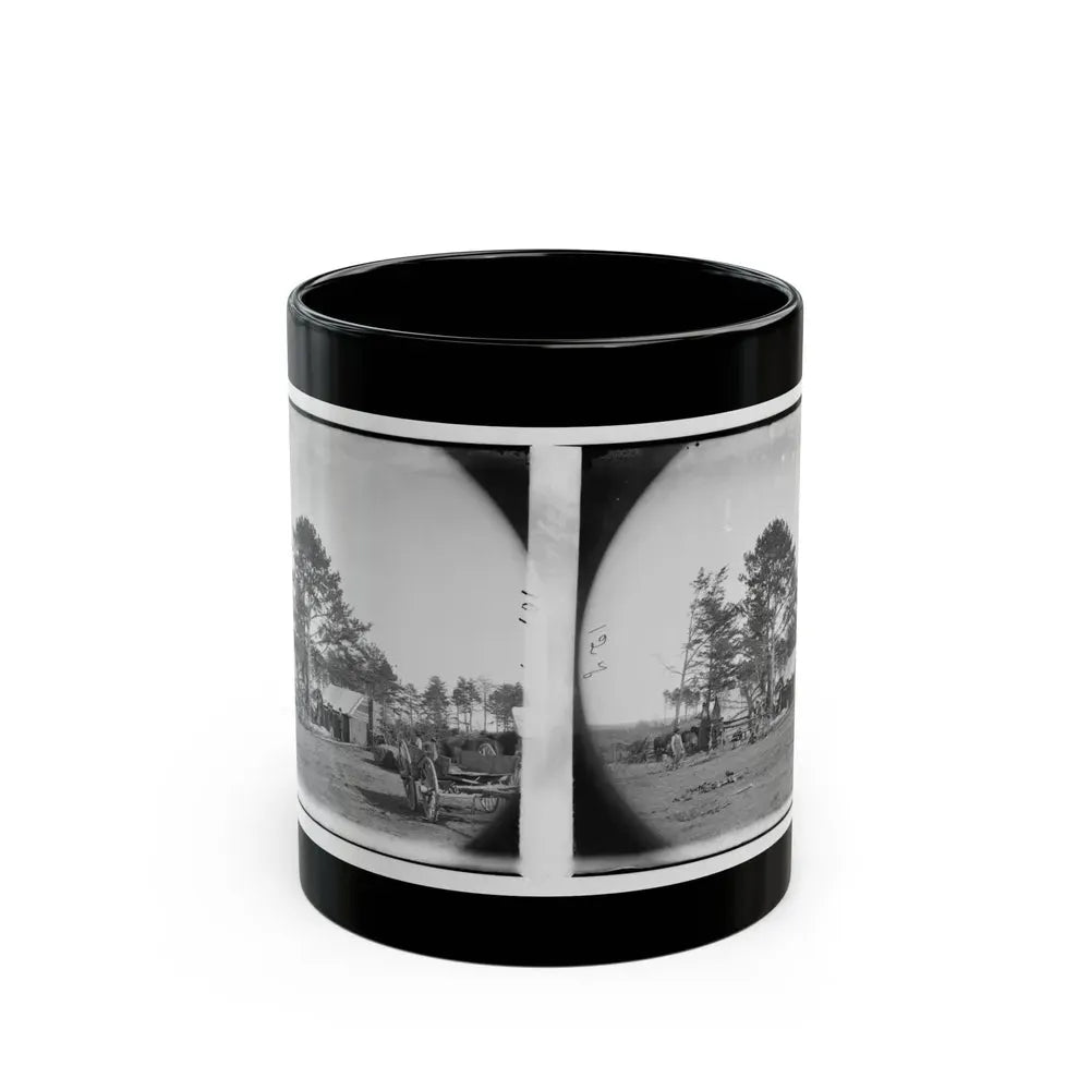 Brandy Station, Virginia. Winter Quarters Of Scouts And Guides. Army Of The Potomac (U.S. Civil War) Black Coffee Mug 11oz - Go Mug Yourself
