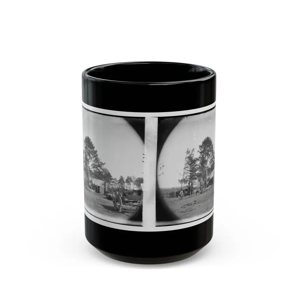 Brandy Station, Virginia. Winter Quarters Of Scouts And Guides. Army Of The Potomac (U.S. Civil War) Black Coffee Mug 15oz - Go Mug Yourself