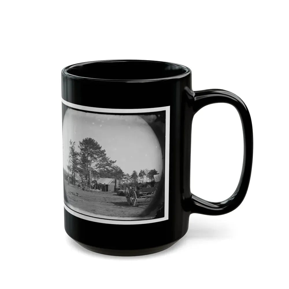 Brandy Station, Virginia. Winter Quarters Of Scouts And Guides. Army Of The Potomac (U.S. Civil War) Black Coffee Mug - Go Mug Yourself