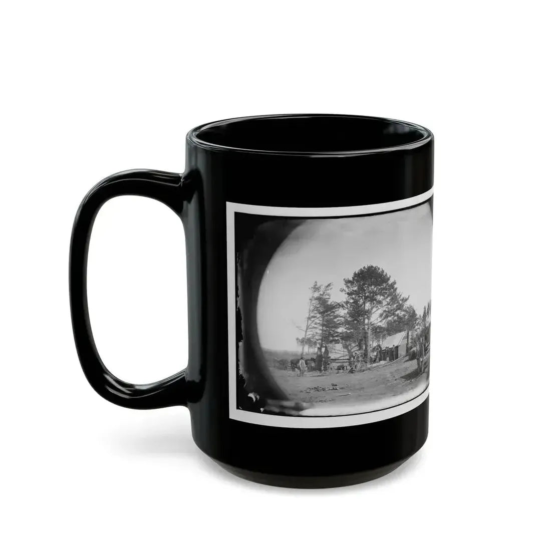 Brandy Station, Virginia. Winter Quarters Of Scouts And Guides. Army Of The Potomac (U.S. Civil War) Black Coffee Mug - Go Mug Yourself