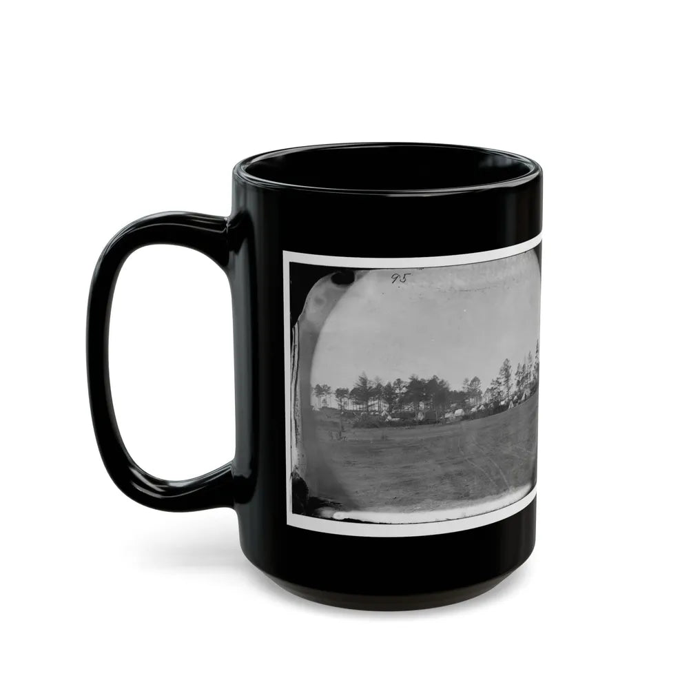 Brandy Station, Virginia. Gen. Marsena R. Patrick's Quarters Army Of The Potomac (U.S. Civil War) Black Coffee Mug-Go Mug Yourself