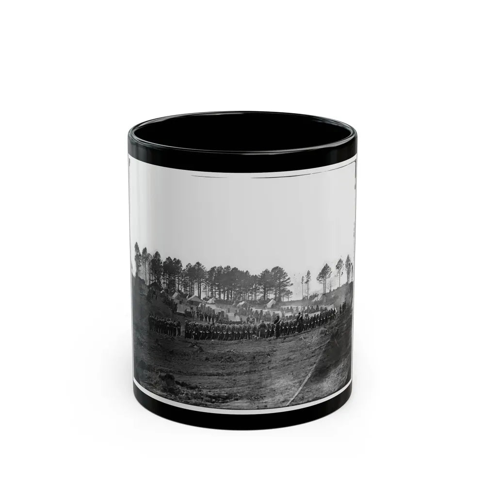 Brandy Station, Virginia. Guard Mount Of 114th Pennsylvania Infantry (1st Division, 3d Corps) (U.S. Civil War) Black Coffee Mug-11oz-Go Mug Yourself