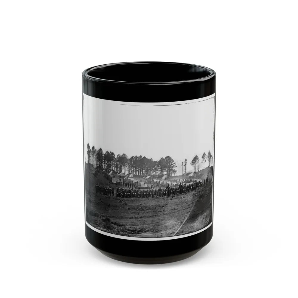 Brandy Station, Virginia. Guard Mount Of 114th Pennsylvania Infantry (1st Division, 3d Corps) (U.S. Civil War) Black Coffee Mug-15oz-Go Mug Yourself
