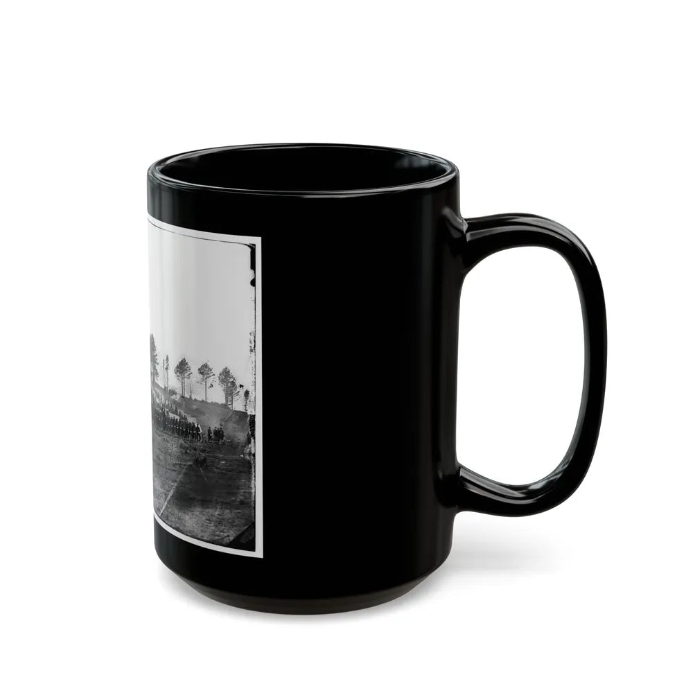 Brandy Station, Virginia. Guard Mount Of 114th Pennsylvania Infantry (1st Division, 3d Corps) (U.S. Civil War) Black Coffee Mug-Go Mug Yourself
