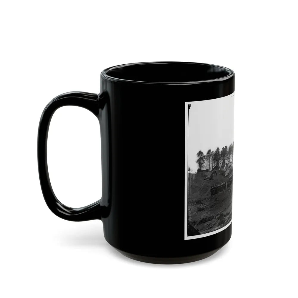 Brandy Station, Virginia. Guard Mount Of 114th Pennsylvania Infantry (1st Division, 3d Corps) (U.S. Civil War) Black Coffee Mug-Go Mug Yourself
