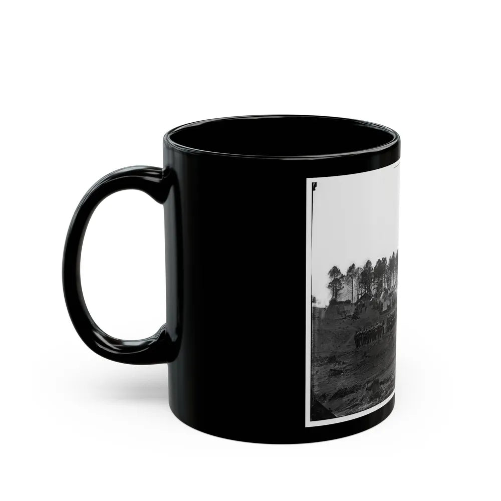 Brandy Station, Virginia. Guard Mount Of 114th Pennsylvania Infantry (1st Division, 3d Corps) (U.S. Civil War) Black Coffee Mug-Go Mug Yourself
