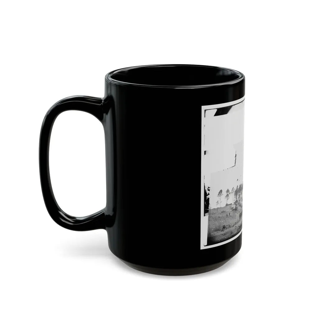 Brandy Station, Virginia. Guard Mount Of 114th Pennsylvania Infantry. 1st Division, 3rd Corps (U.S. Civil War) Black Coffee Mug-Go Mug Yourself