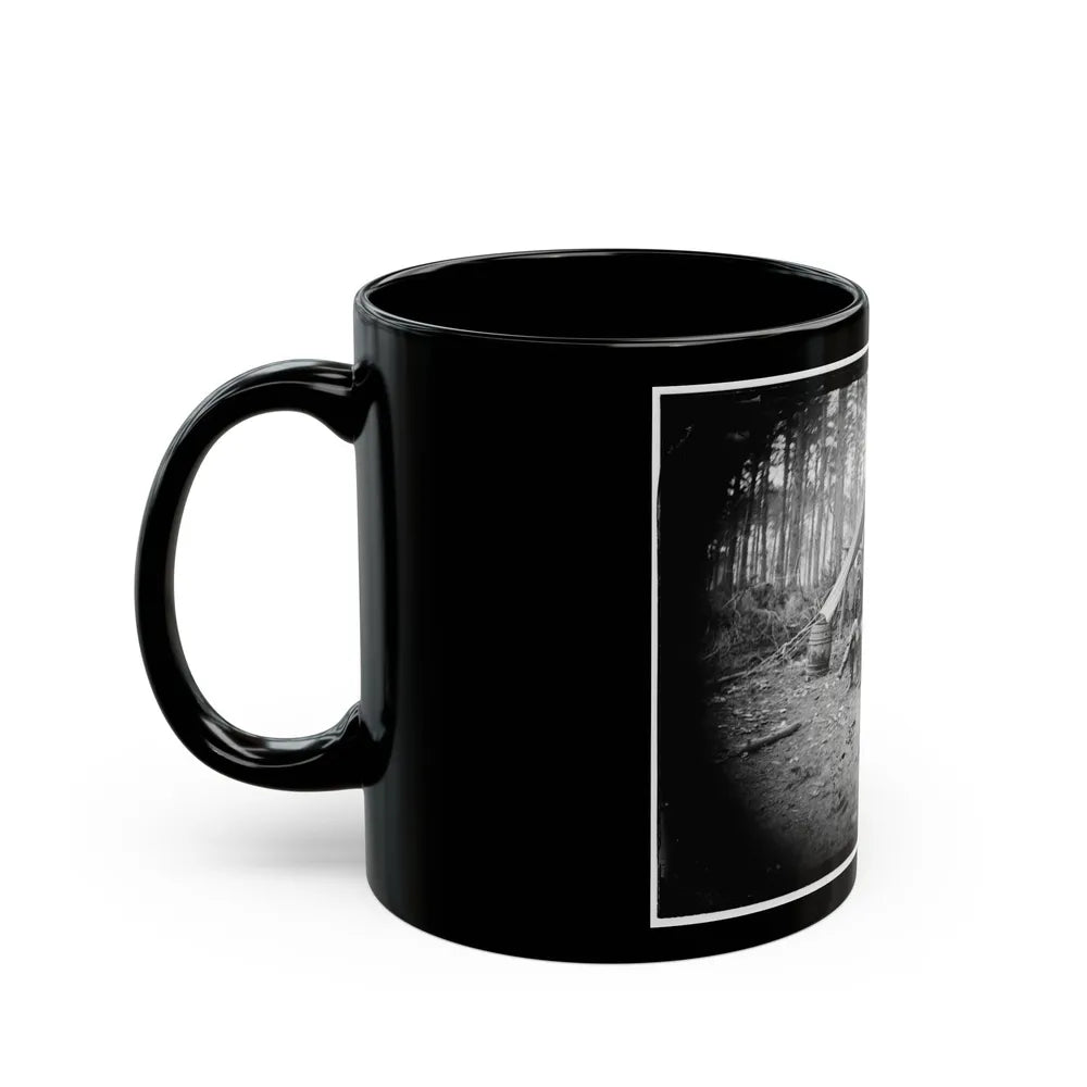 Brandy Station, Virginia. Major William Riddle And Friends. Headquarters, Army Of The Potomac (U.S. Civil War) Black Coffee Mug-Go Mug Yourself