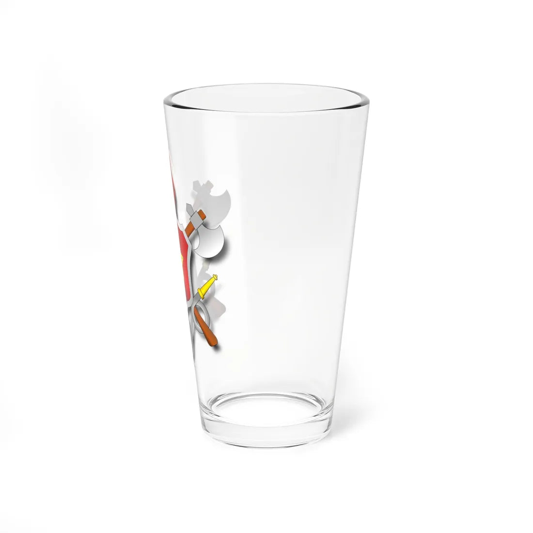 Brasão CBMDF (Brazil) (Coat of Arms) Pint Glass 16oz - Go Mug Yourself