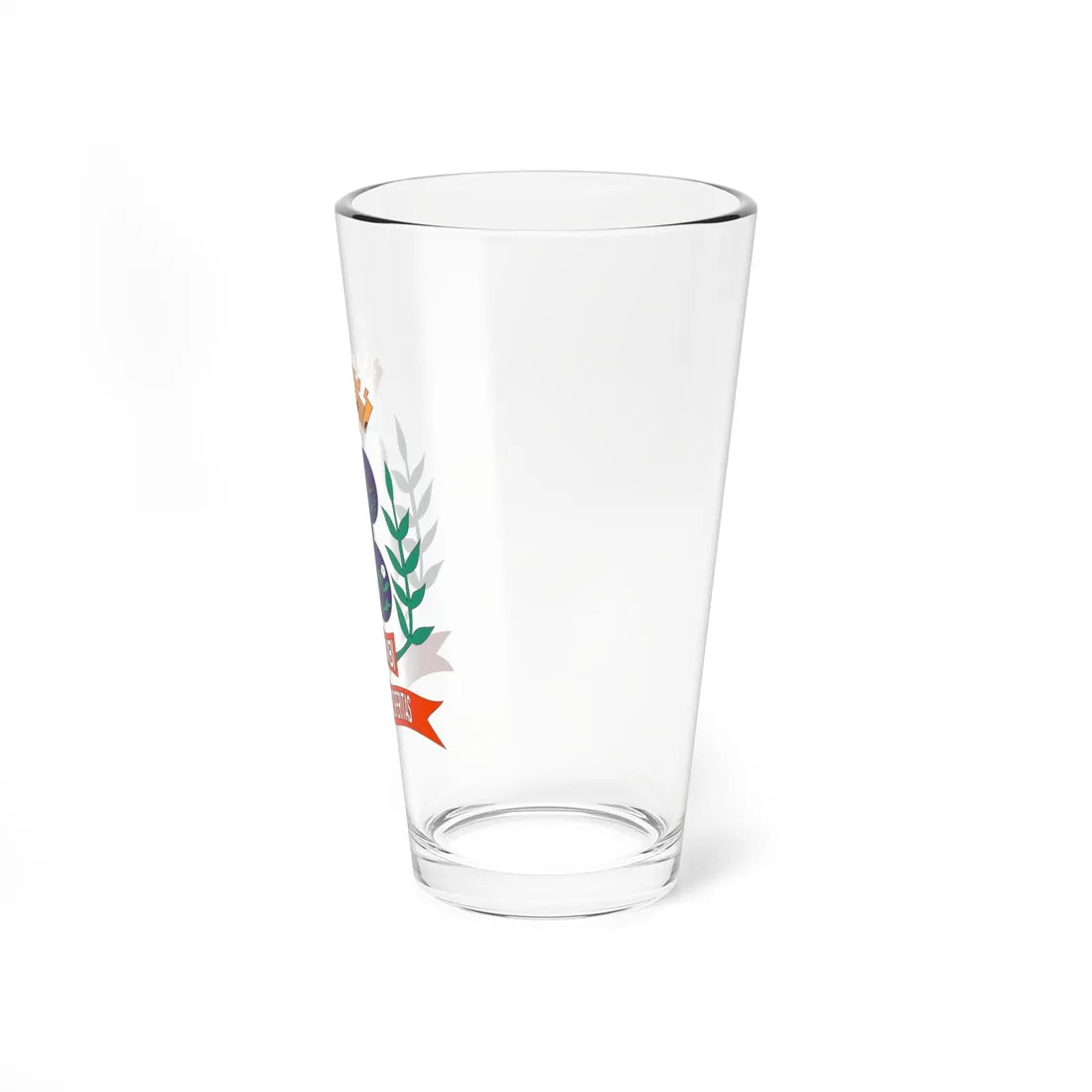 Brasão da Bandeira da Cidade de Itacarambi (Brazil) (Coat of Arms) Pint Glass 16oz - Go Mug Yourself