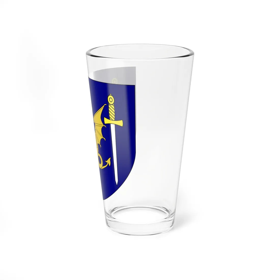 Brasão da Policia Judiciaria Militar portuguesa sem ornamentos exteriores (Portugal) (Coat of Arms) Pint Glass 16oz - Go Mug Yourself