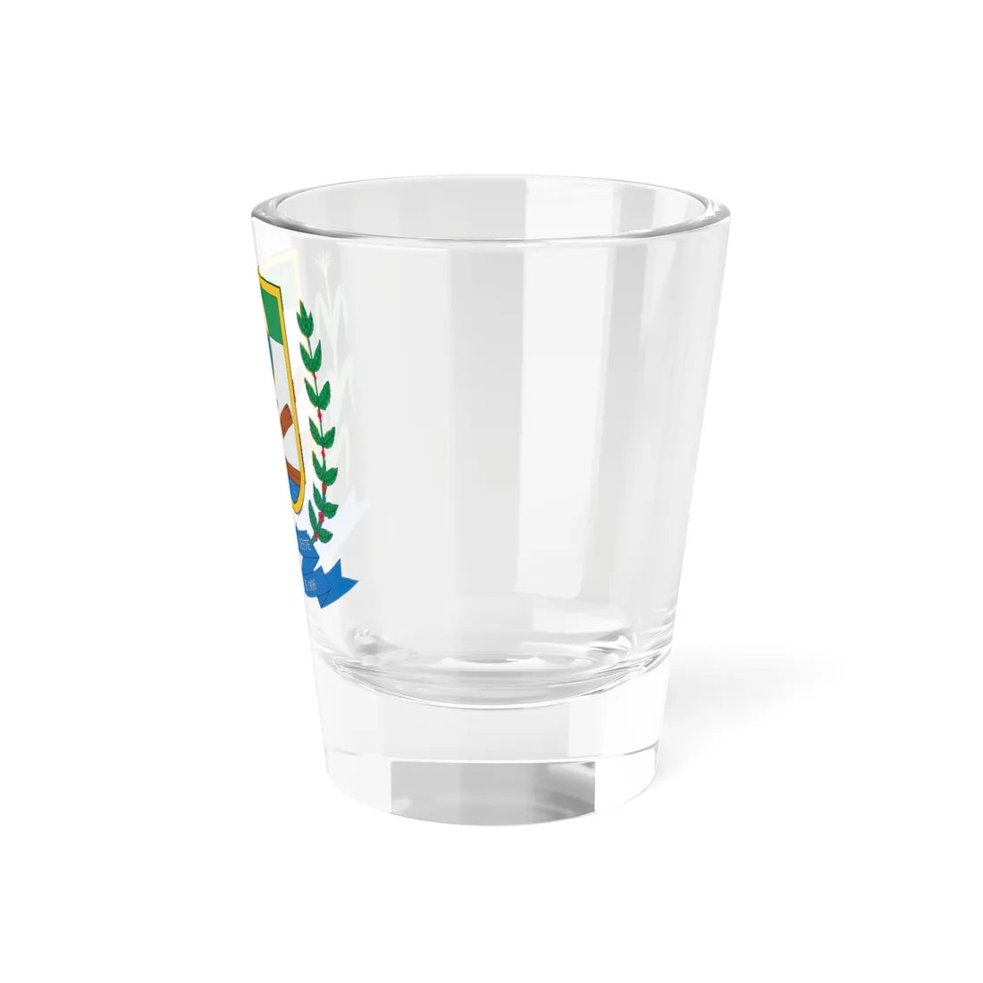 Brasão de Alta Floresta do Oeste - RO (Brazil) (Coat of Arms) Shot Glass 1.5oz - Go Mug Yourself
