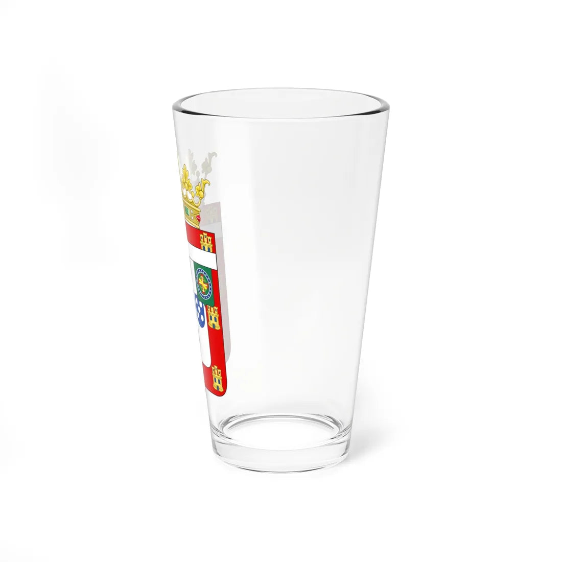 Brasão de armas Dom Miguel Rafael de Bragança (Portugal) (Coat of Arms) Pint Glass 16oz - Go Mug Yourself