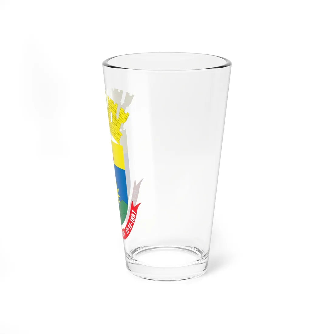 Brasão de Belo Horizonte (Brazil) (Coat of Arms) Pint Glass 16oz - Go Mug Yourself