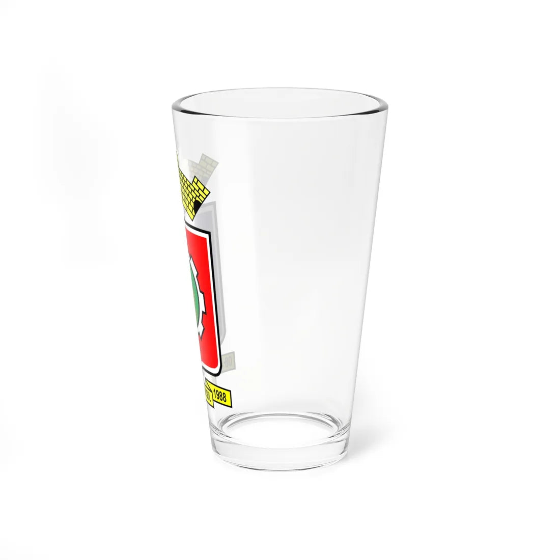 Brasão de Eldorado do Sul (Brazil) (Coat of Arms) Pint Glass 16oz - Go Mug Yourself