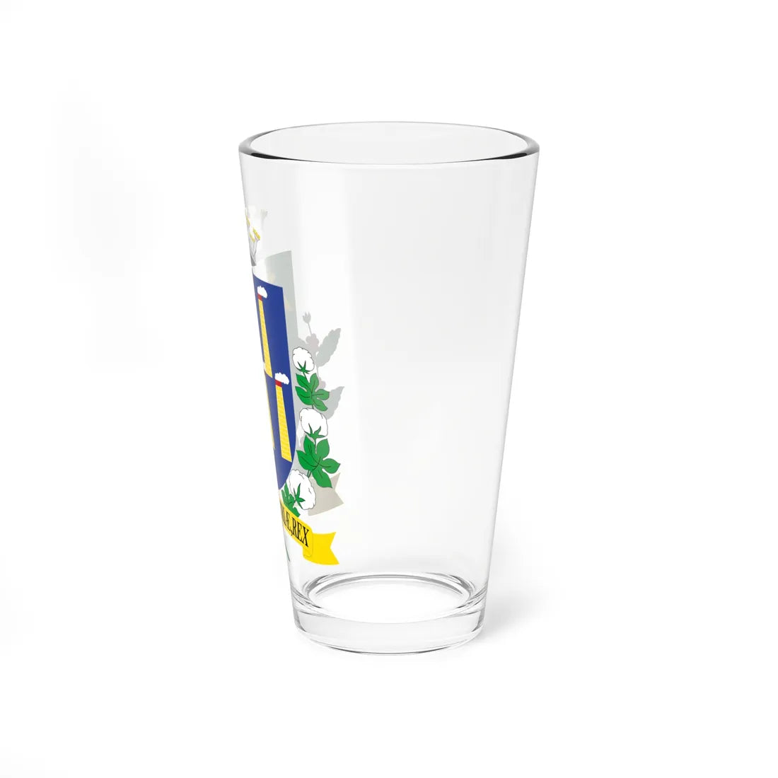 Brasão de Laranjal Paulista (Brazil) (Coat of Arms) Pint Glass 16oz - Go Mug Yourself