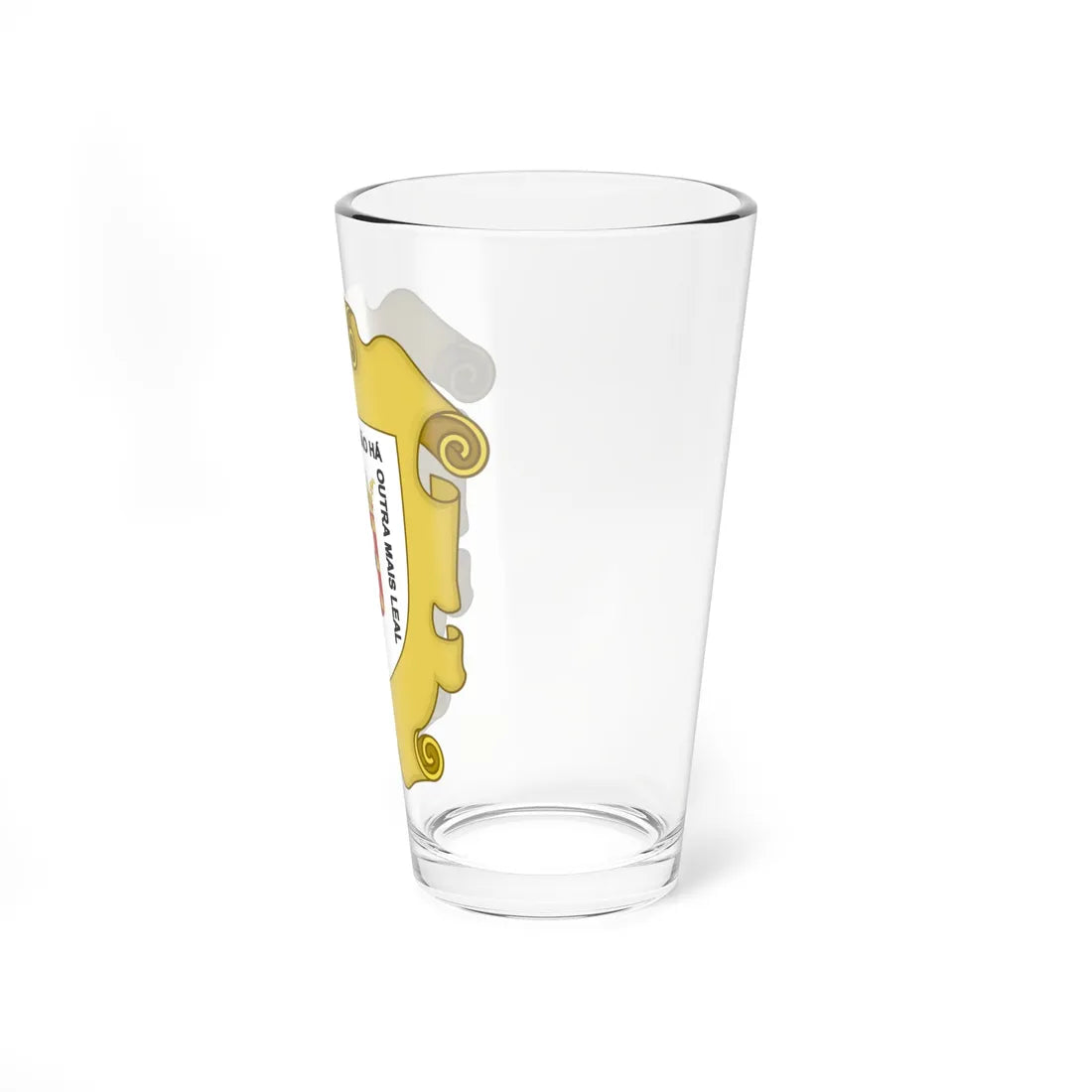 Brasão de Macau 1850s-1910 (Portugal) (Coat of Arms) Pint Glass 16oz - Go Mug Yourself
