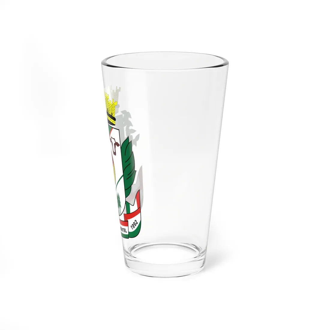 Brasão de Mariana Pimentel (Brazil) (Coat of Arms) Pint Glass 16oz - Go Mug Yourself