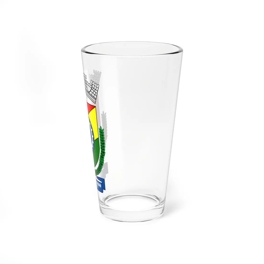 Brasão de Novo Hamburgo (Brazil) (Coat of Arms) Pint Glass 16oz - Go Mug Yourself