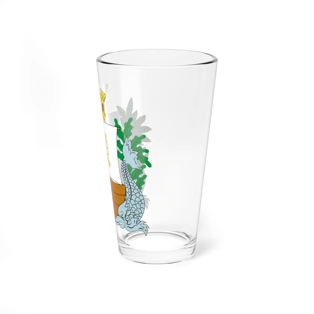 Brasão do Distrito Federal Brasil 1896-1957 (Brazil) (Coat of Arms) Pint Glass 16oz - Go Mug Yourself