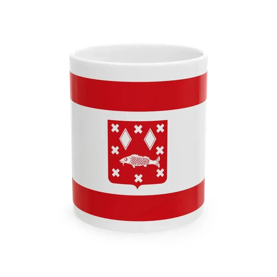 Brasschaat vlag (Belgium) White Coffee Mug 11oz - Go Mug Yourself