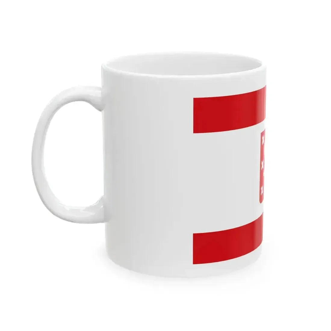 Brasschaat vlag (Belgium) White Coffee Mug - Go Mug Yourself