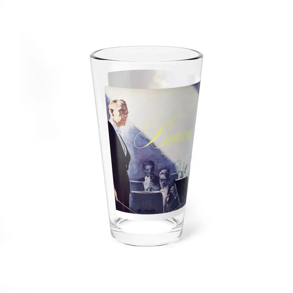 Bravo!, Redbook, October 1952 (Magazine Illustration) Pint Glass 16oz - Go Mug Yourself