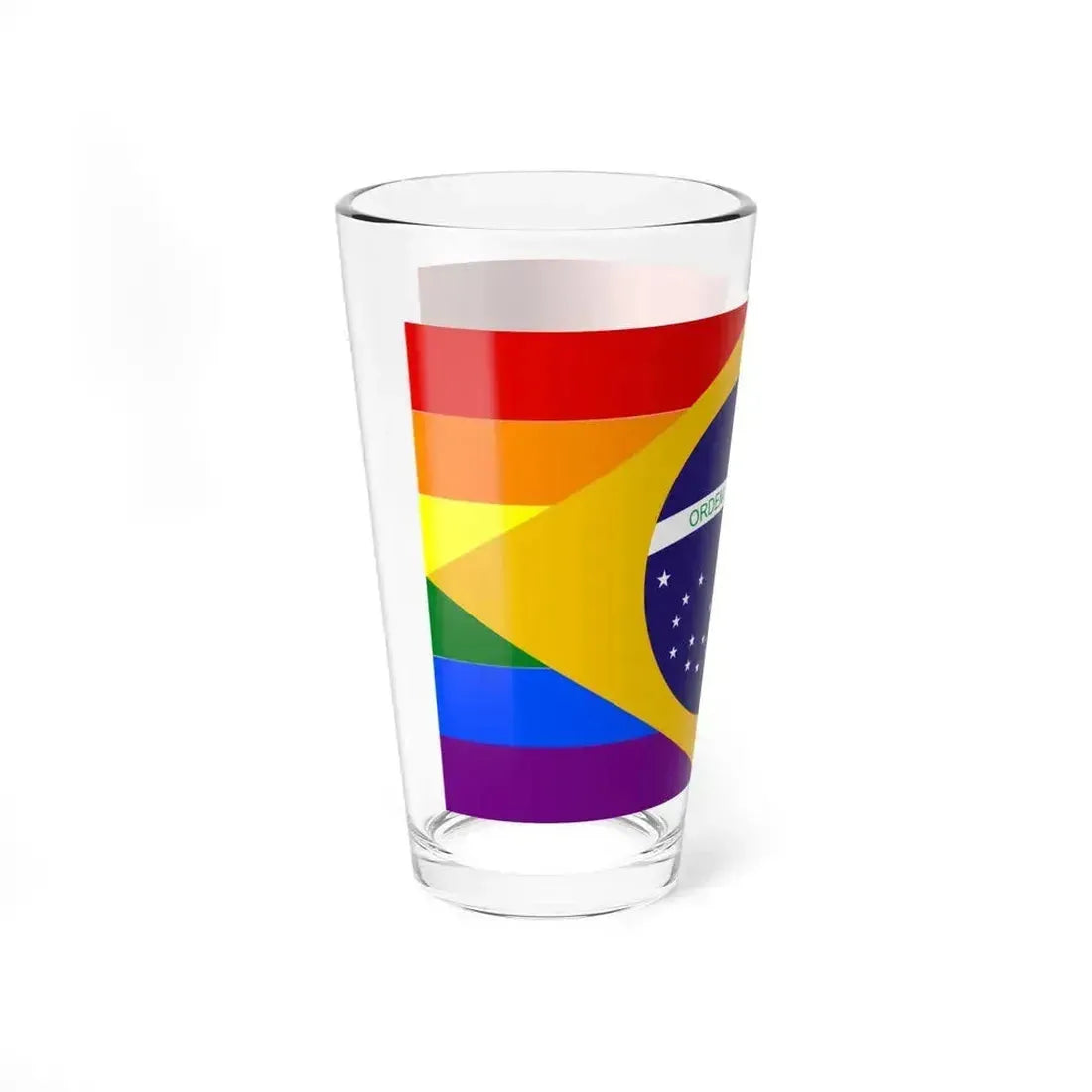 Brazil Gay flag (Brazil) Pint Glass 16oz - Go Mug Yourself
