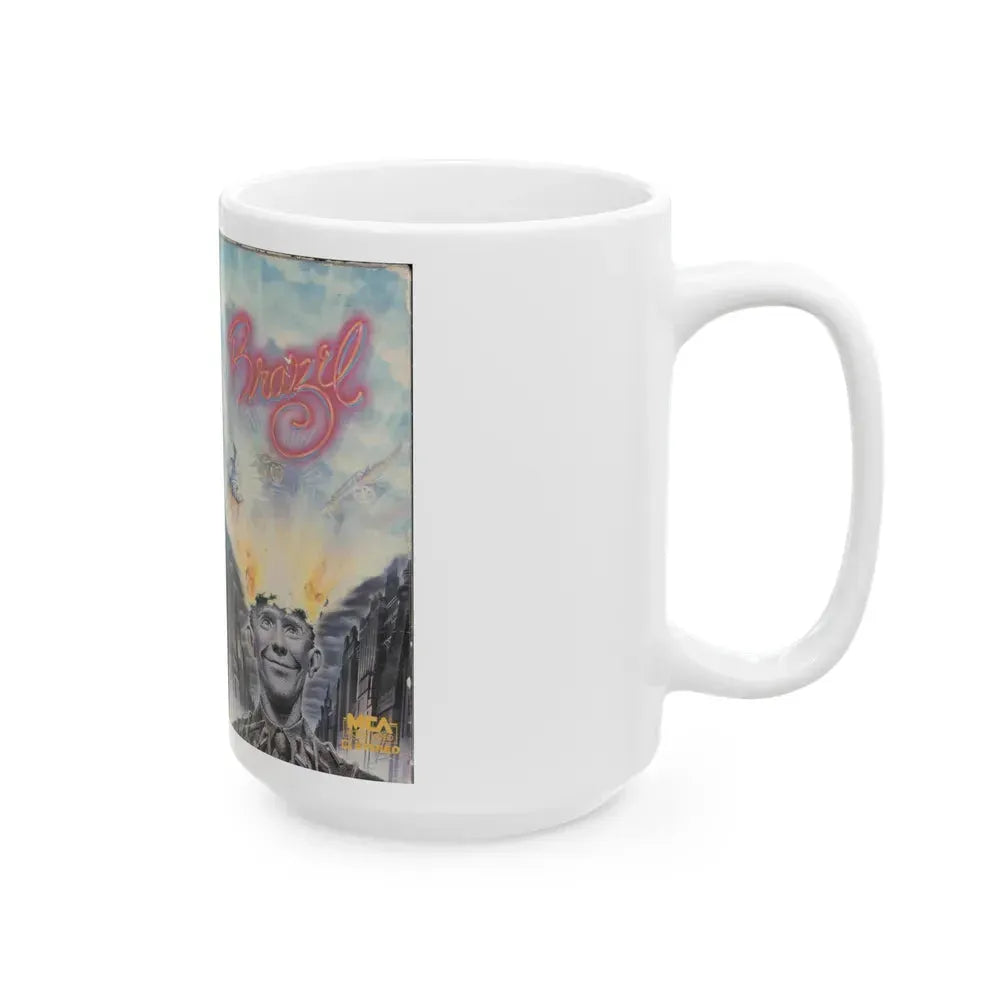BRAZIL (VHS COVER) - White Coffee Mug - Go Mug Yourself
