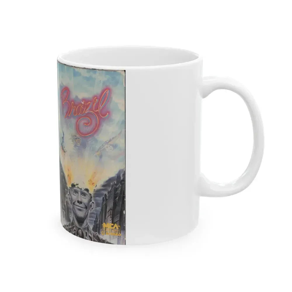 BRAZIL (VHS COVER) - White Coffee Mug - Go Mug Yourself