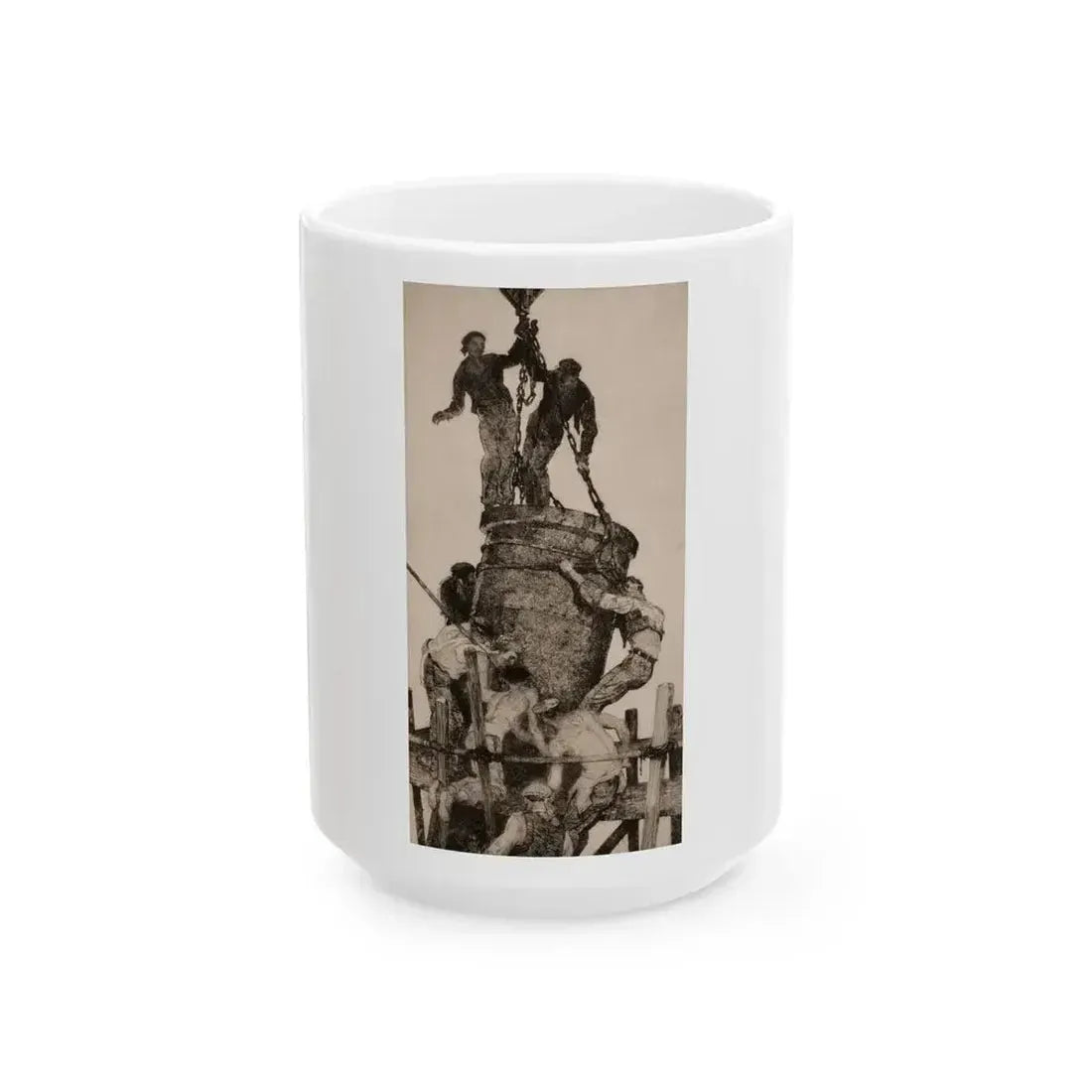 Brazilian Builders, 1933 - White Coffee Mug 15oz - Go Mug Yourself