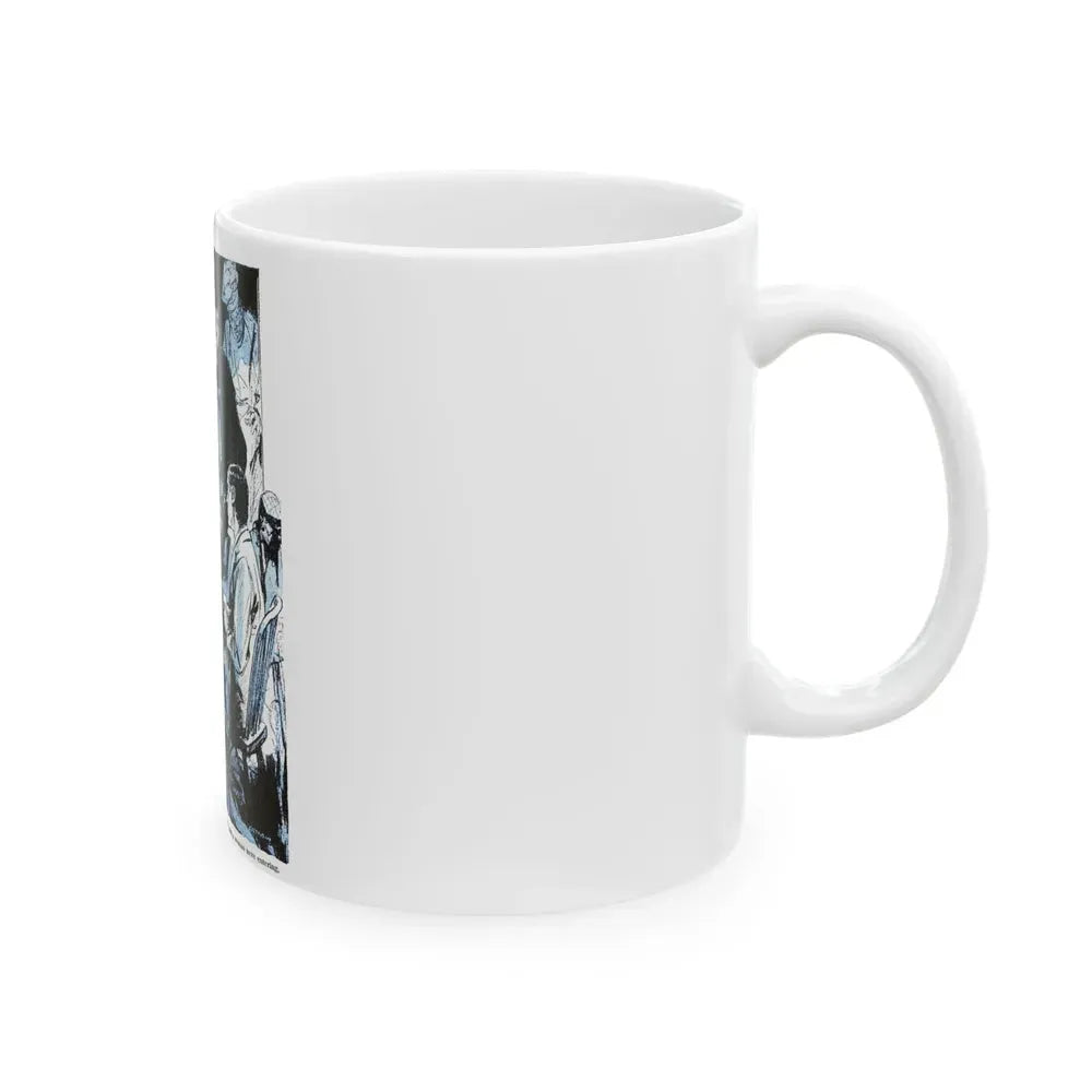 Breakfast At The Savoy, Blue Book Magazine, June 1941 - White Coffee Mug - Go Mug Yourself