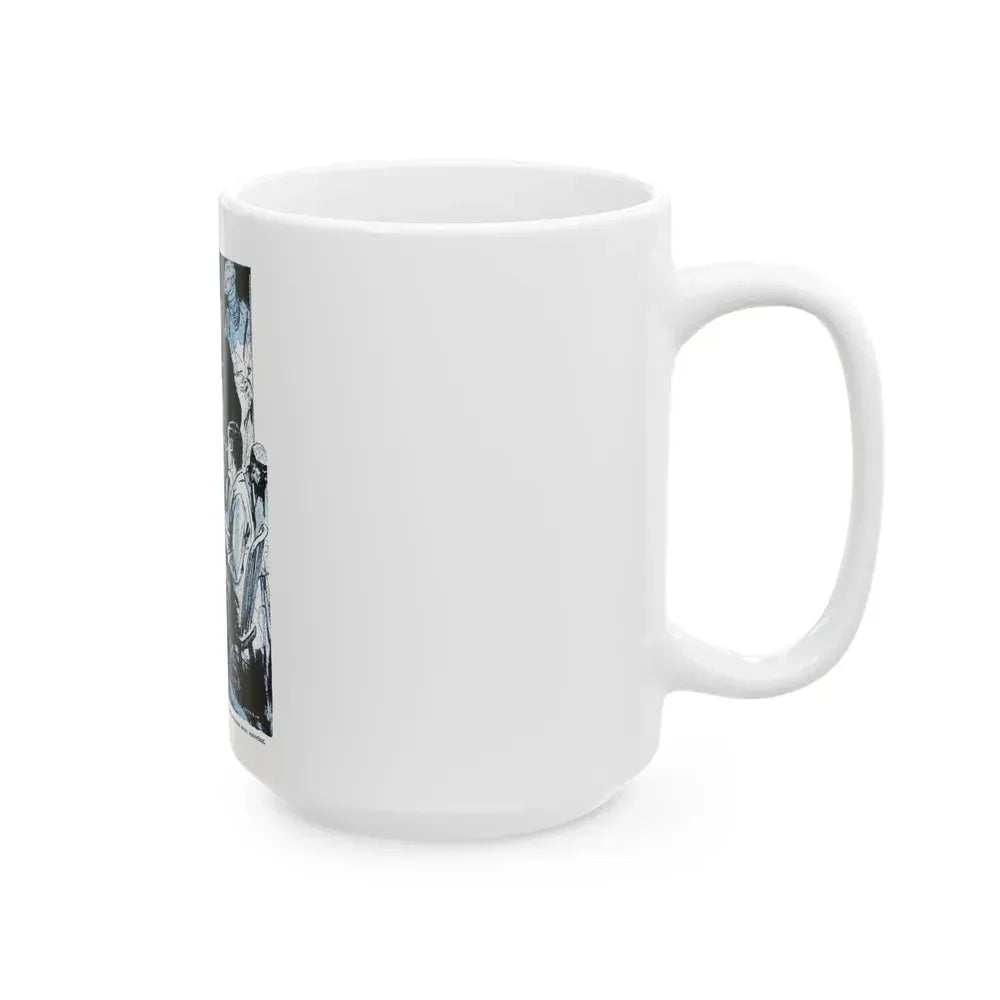 Breakfast At The Savoy, Blue Book Magazine, June 1941 - White Coffee Mug - Go Mug Yourself