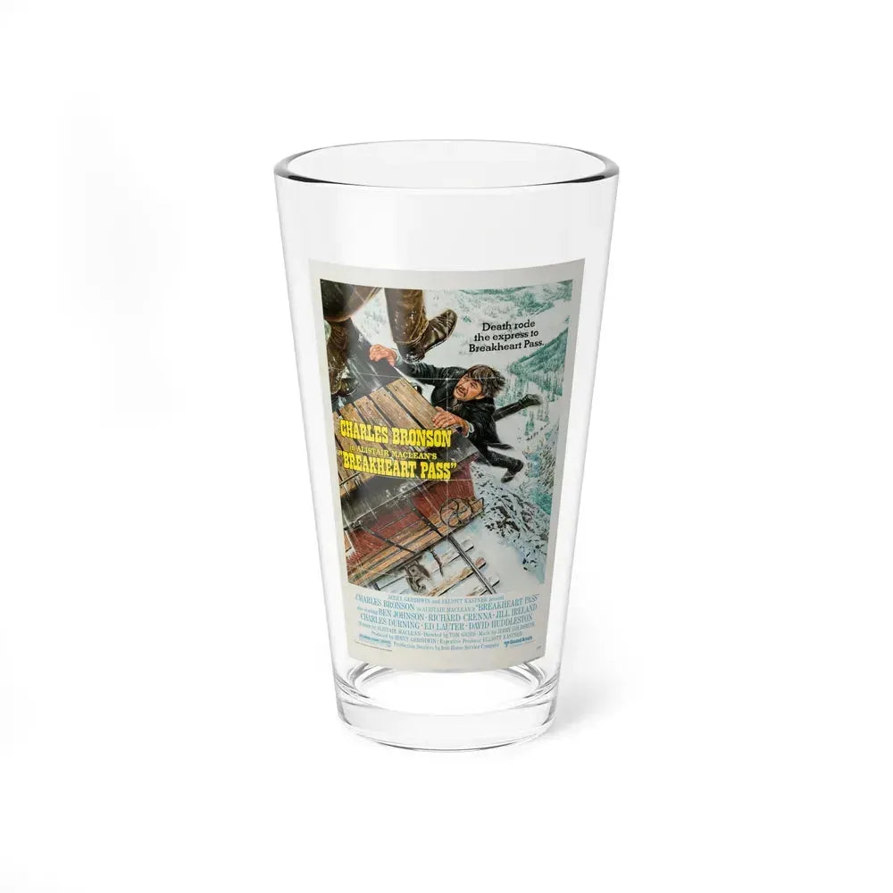 BREAKHEART PASS 1975 Movie Poster - Pint Glass 16oz 16oz - Go Mug Yourself