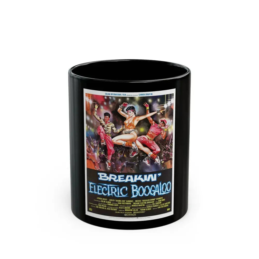 BREAKIN' 2 ELECTRIC BOOGALOO 1984 Movie Poster - Black Coffee Mug 11oz - Go Mug Yourself