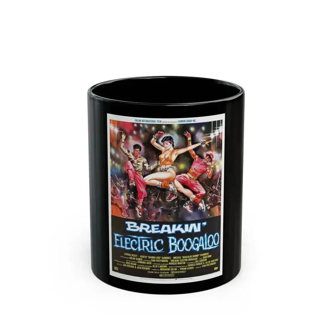 BREAKIN' 2 ELECTRIC BOOGALOO 1984 Movie Poster - Black Coffee Mug 11oz - Go Mug Yourself