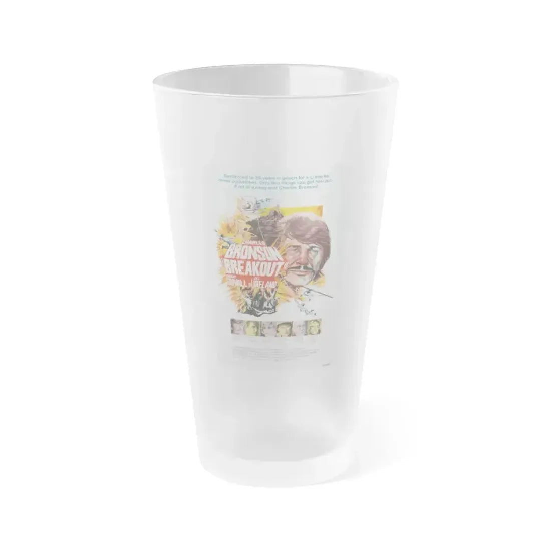 BREAKOUT 1975 Movie Poster - Frosted Pint Glass 16oz 16oz Frosted - Go Mug Yourself