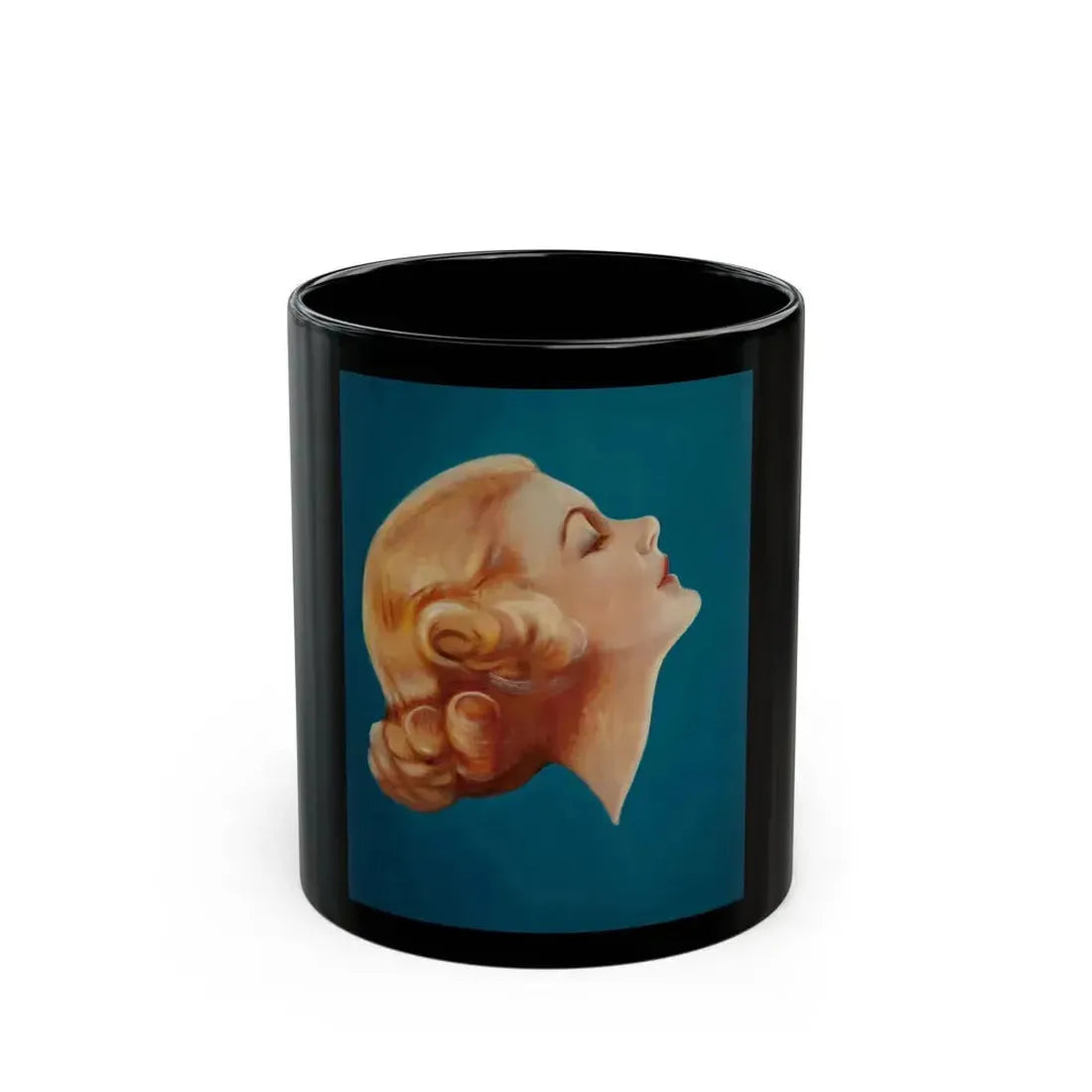 Breck Girl, Breck Shampoo advertisement - Black Coffee Mug 11oz - Go Mug Yourself